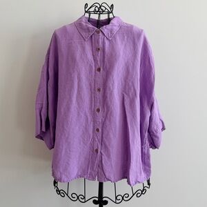 Anthropologie Lavender Top